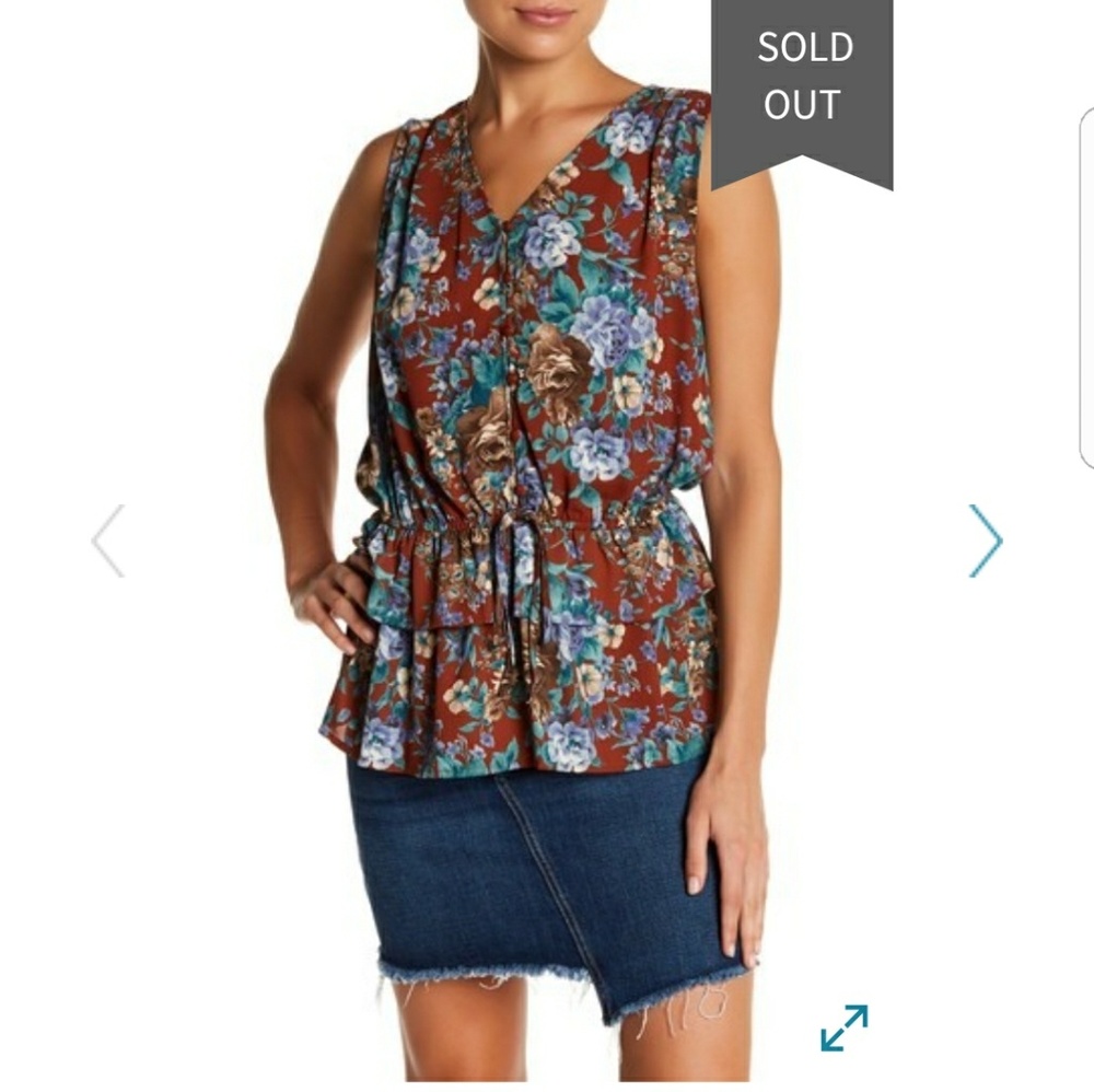 NWT Pleione Sleeveless Blouse - Picture 7 of 7